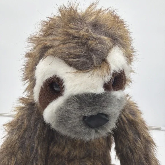 Melissa and Doug 22-inch Plush Sloth Stuffed Animal with Attaching Hands, Brown - Picture 2 of 8